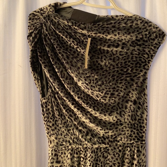 Brand New J. Crew Velvet Leopard Dress - Picture 2 of 6